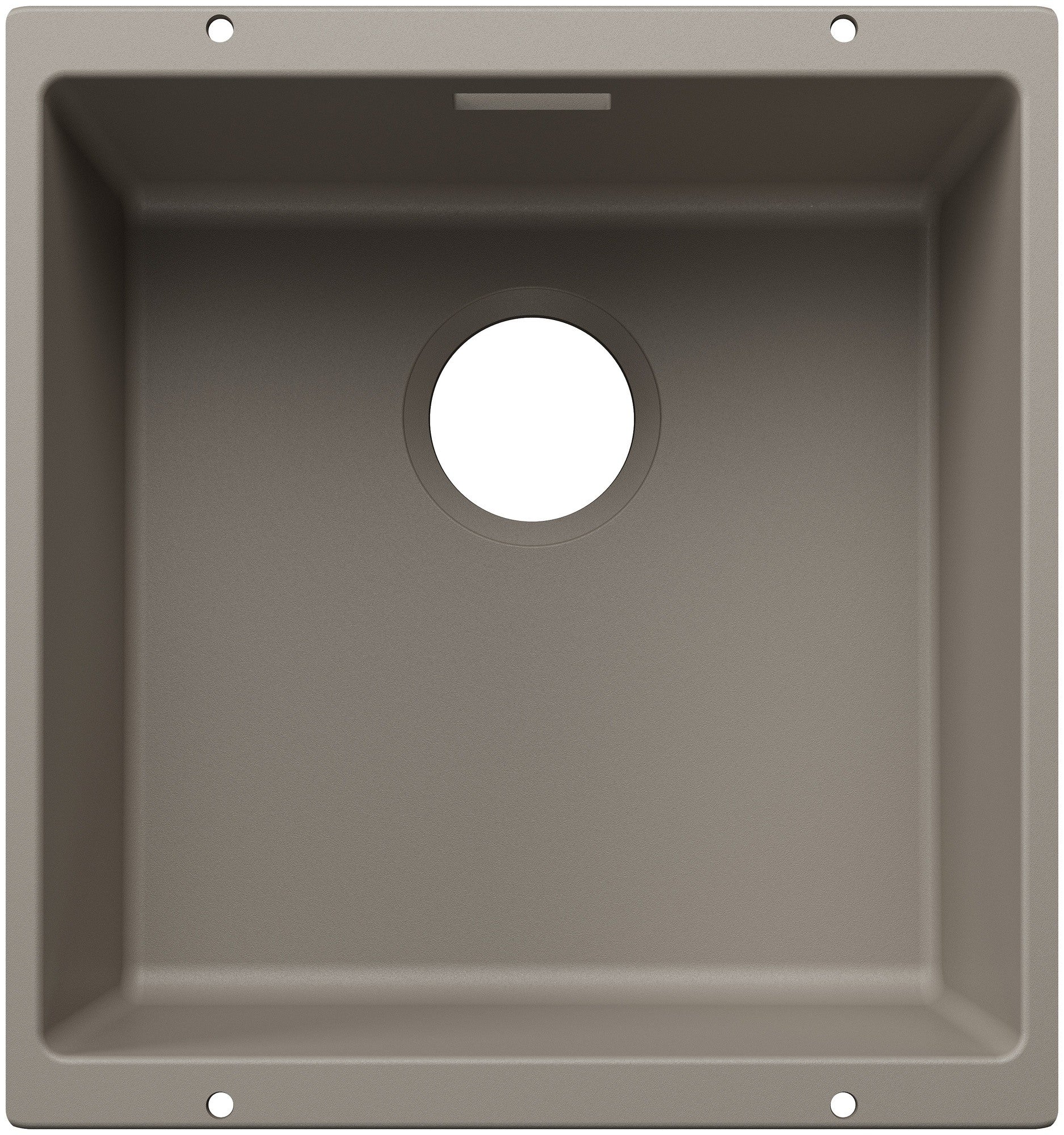 Chiuveta bucatarie Subline 400, 527793, sub blat, silgranit trufe 430 x 460 mm, Blanco